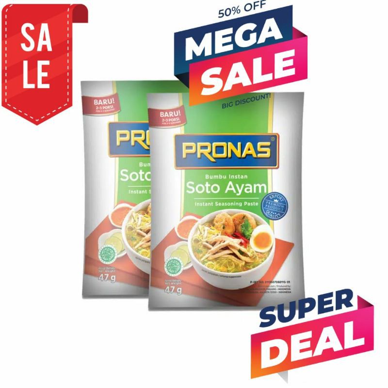 Pronas Promo Bumbu Soto Ayam 47gr