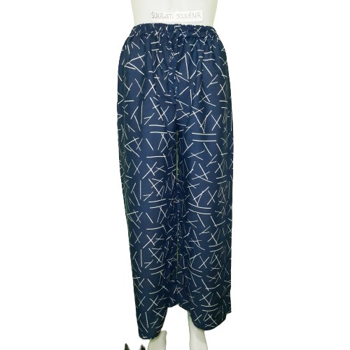 CELANA KULOT PANJANG TIE DYE BALI-LIDI NAVY