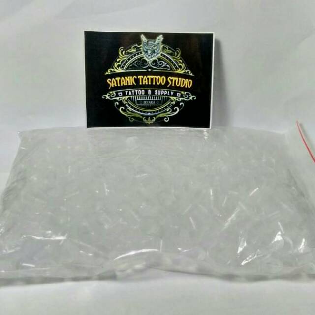 

cup tinta ink ukuran 8 mm , 1 pcs isi 100 butir