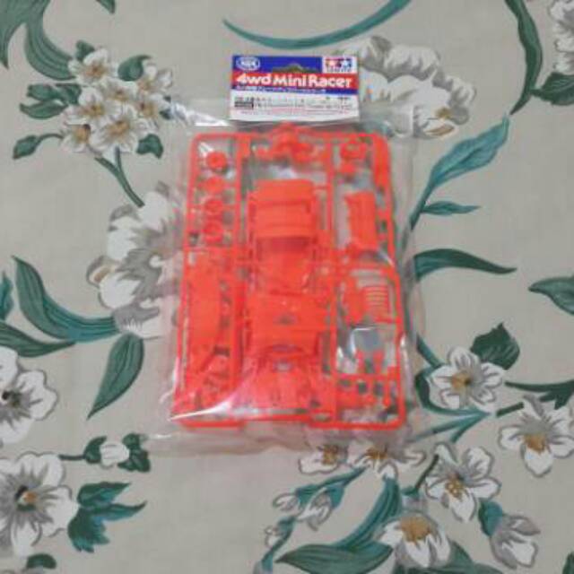 Tamiya CHASSIS FM A Fluorescent Color Chassis Set Orange # 95509