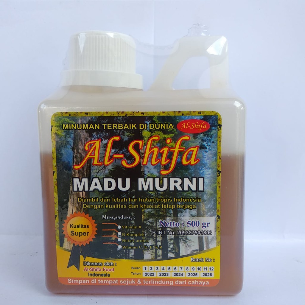 

Madu alshifa 500gr madu murni asli hutan indonesia original TERLARIS