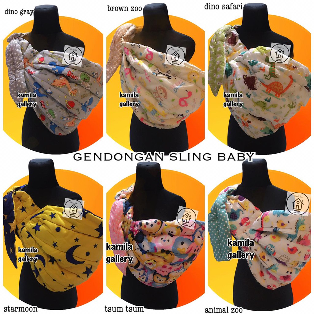 FREE TAS MIKA!! GENDONGAN BAYI RING SLING DENGAN LAPISAN EMPUK NYAMAN / GENDONGAN INSTAN BAYI