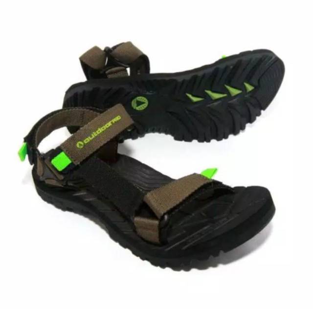 Sandal Gunung Outdoor Pro Savero Hitam &amp; Coral - Cowok Cewek