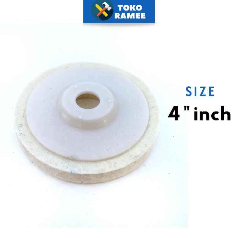 MATA GERINDA POLES WOL 4" INCH | WOL POLES BATU GERINDA POLES