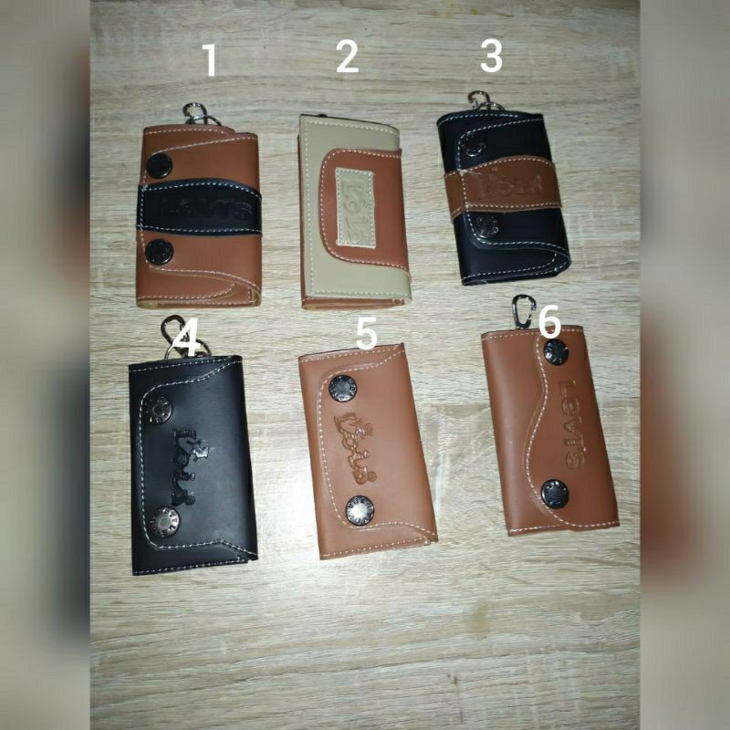 dompet stnk kulit sintetis / gantungan kunci stnk Levis Lois