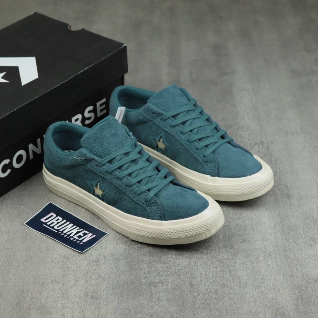 Sepatu Converse One Star Classis Ox Suede Celestial Blue