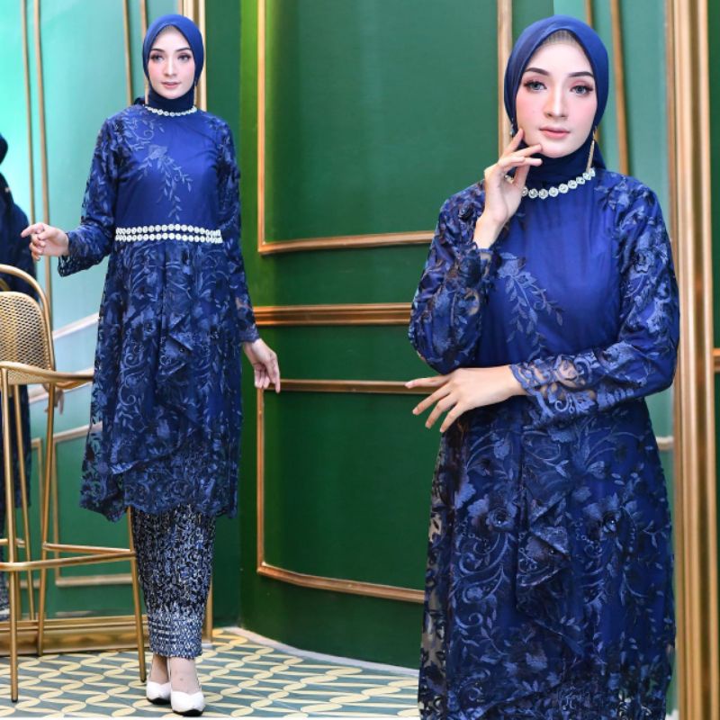 KEBAYA ORIGINAL // Tunik Ayesha2 // By Pelaminan Biru