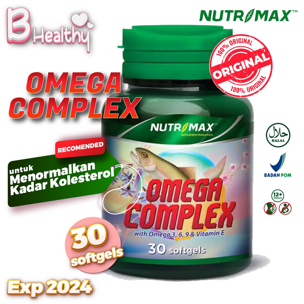 Nutrimax Omega Complex (with Omega 3,6,9 dan Vitamin E)