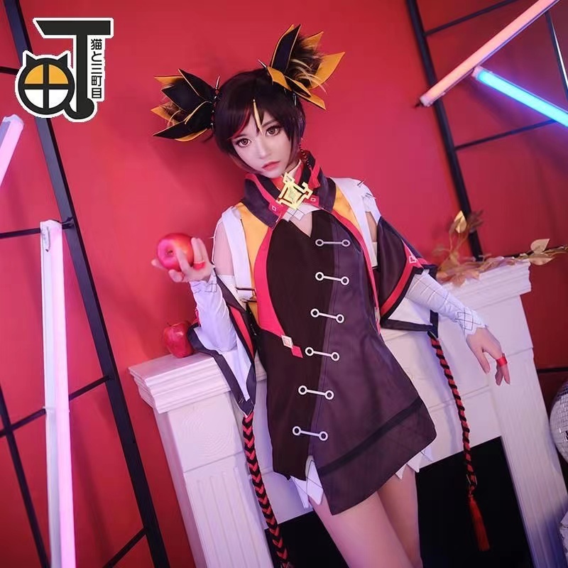Game Genshin Impact Cosplay XINYAN Cosplay Costume Costume for Women Halloween Suit Sexy Outfit