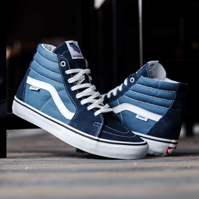Sk8 Hi Pro Navy White