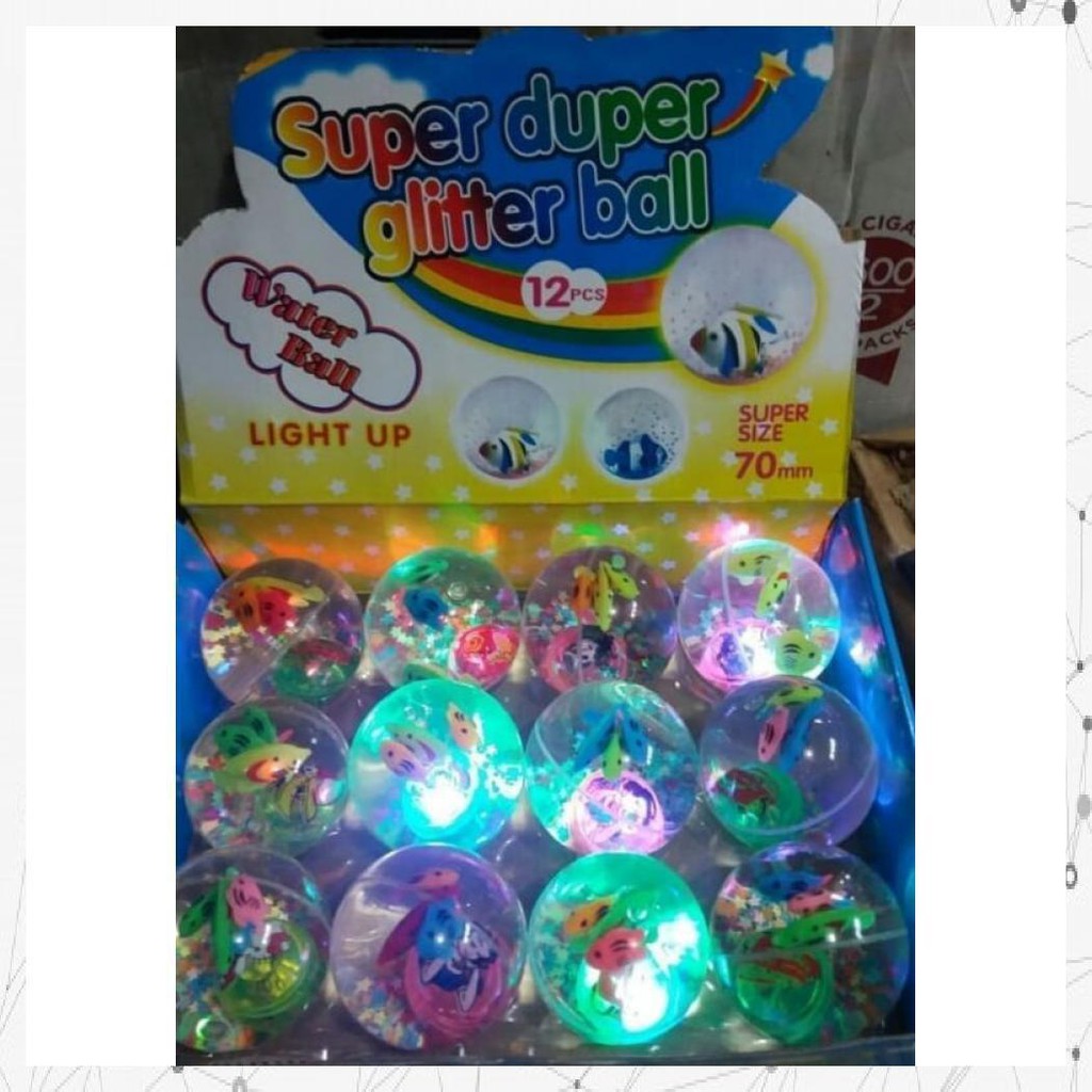 glitter water ball