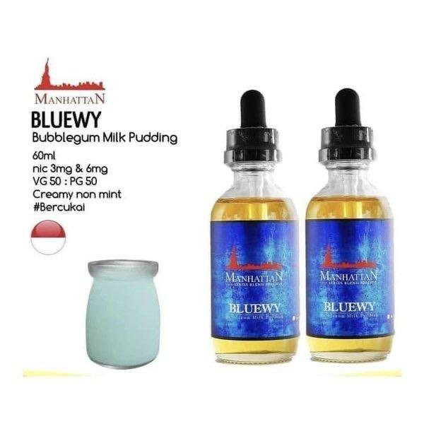 Manhattan bluewy 3mg 6mg 9mg 12mg 18mg 24mg 60ml liquid vape vapor