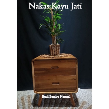 NAKAS MINIMALIS  JATI / NAKAS MEJA SAMPING / MEJA POJOK /  NAKAS JATI MURAH UNIK