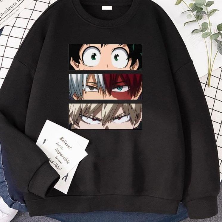 CODEHh6H1--Sweater Crewneck Basic Akademia Anime S M L XL XXL
