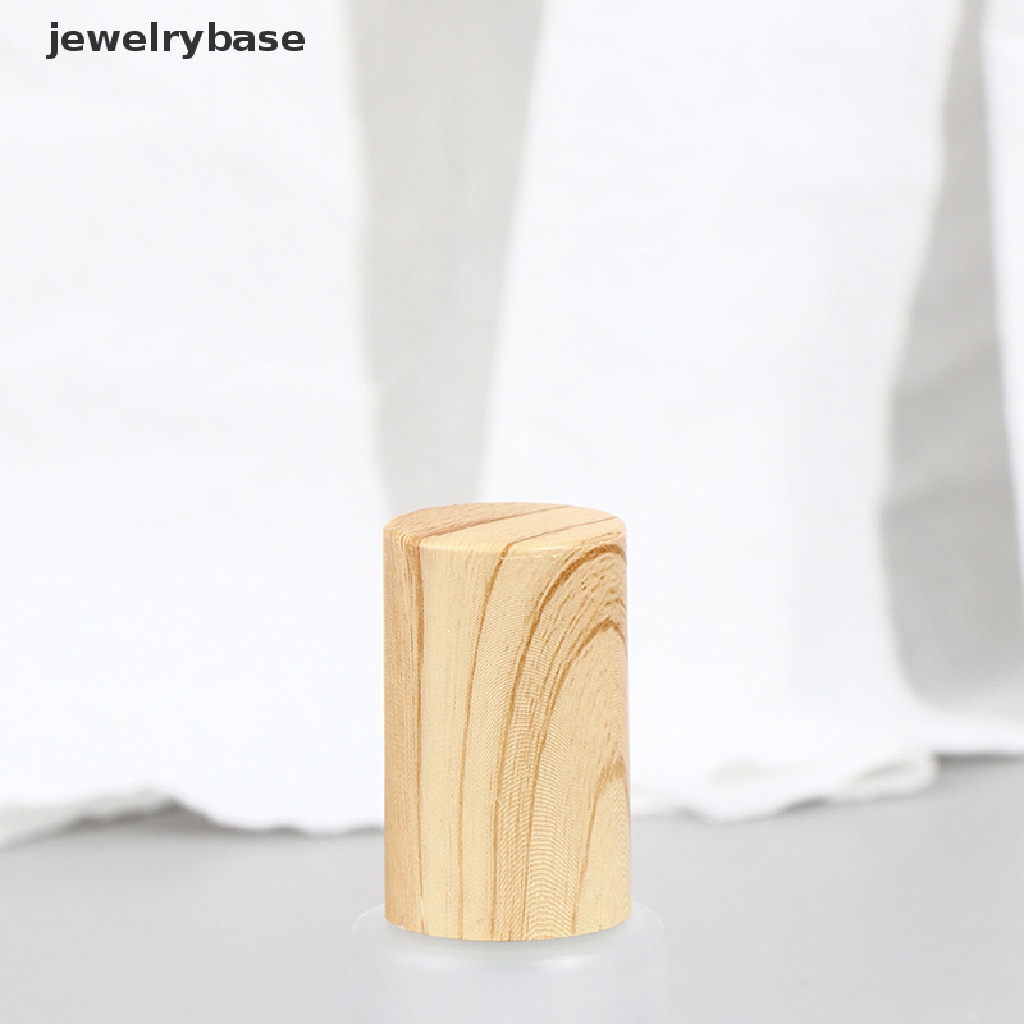 [Base] Wood Grain Cover Glass Pump Spray Bottles Cream Jars Empty Cosmetic Bottle Boutique