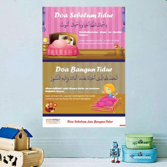 Poster Belajar Doa Sehari Hari Tipe 06