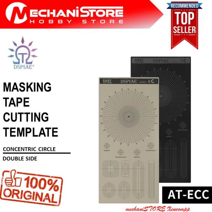 DSPIAE MASKING TAPE CUTTING TEMPLATE AT-ECC MAT- EASY CUTTING GUNDAM