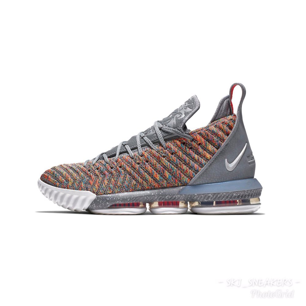 nike lebron 16 multicolor