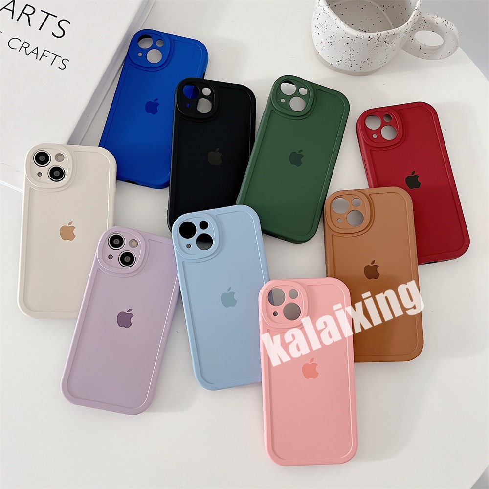 Casing Silikon Desain Kamera Untuk iPhone 14 Pro Max 13Pro 12 Pro Max 11 X X Max XR 7Plus 8Plus Soft Case