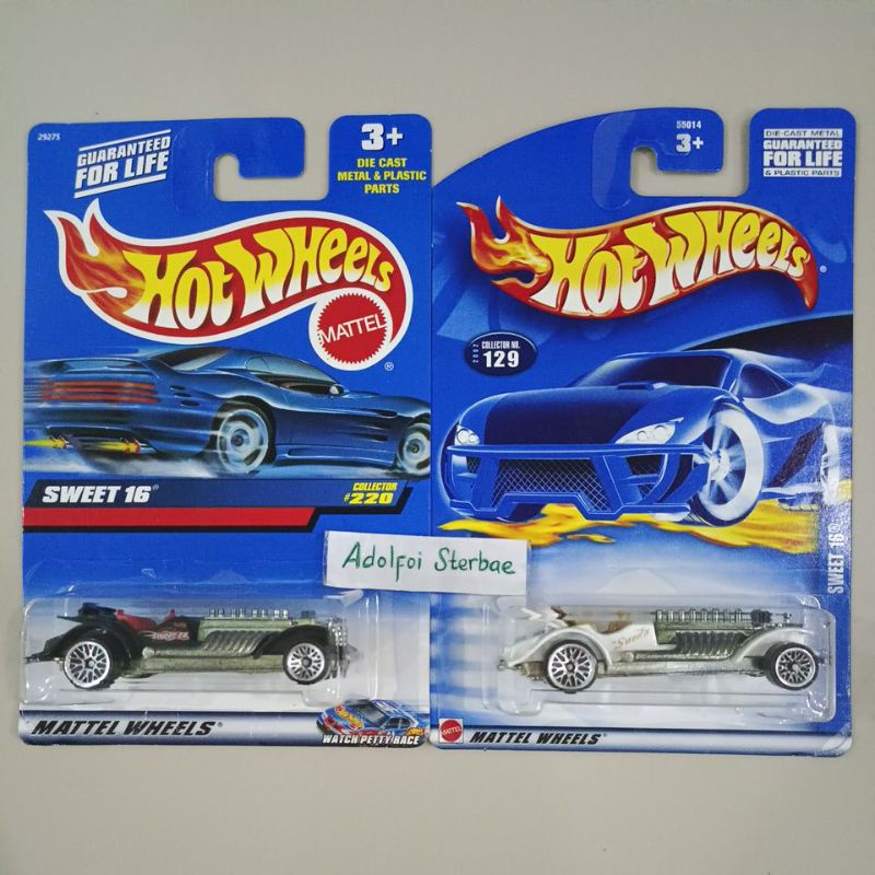 hotwheels hot wheels sweet 16 open parts open bagasi watch petty race