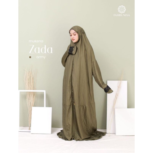 Fahrunisa Zada Mukena Terusan Dewasa Allsize Bahan Parasut Premium
