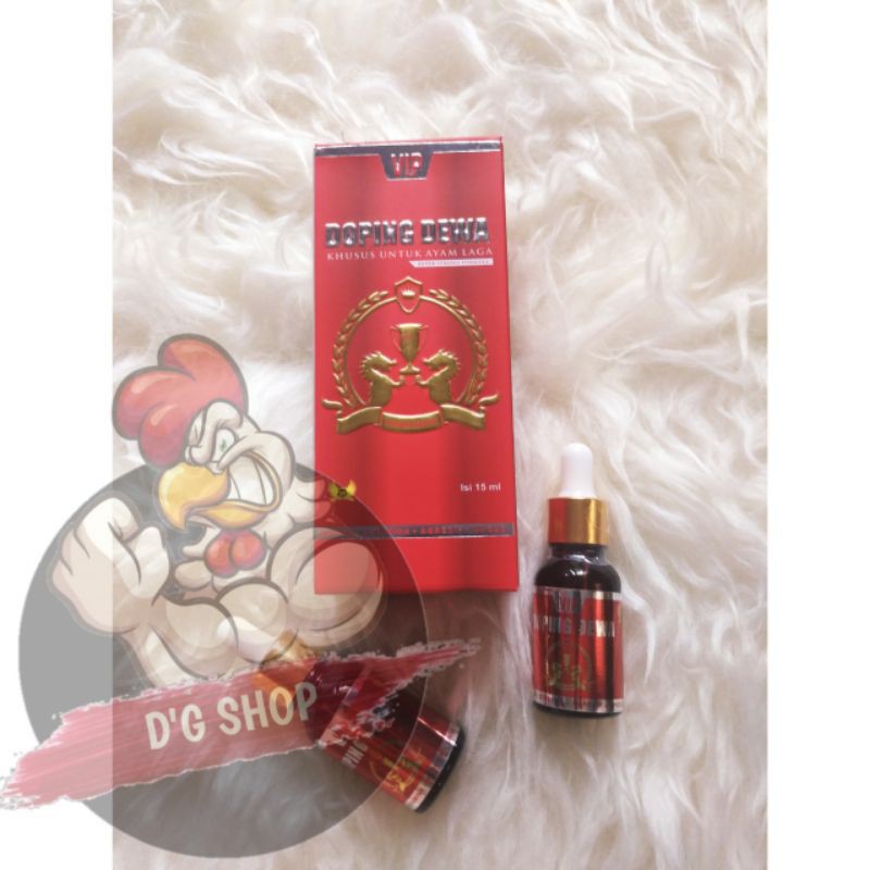 DOPING DEWA VIP SN 1 Botol Obat Vitamin Ayam Jago Aduan Bangkok Thailand