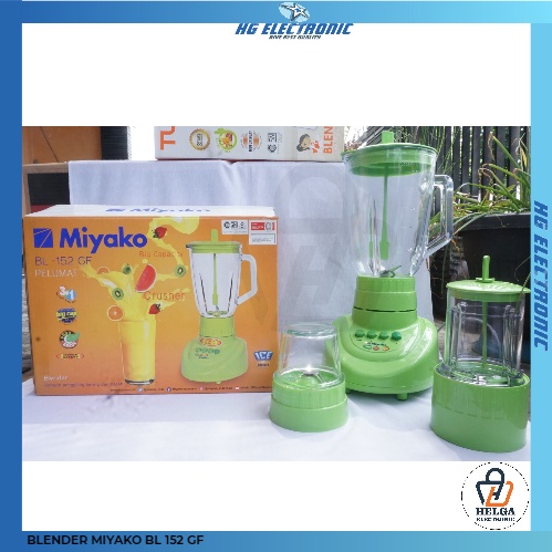 BLENDER MIYAKO GELAS KACA 1,5L 3 IN 1 BL 152 GF / BLENDER MIYAKO TERLARIS / PROMO BLENDER MIYAKO