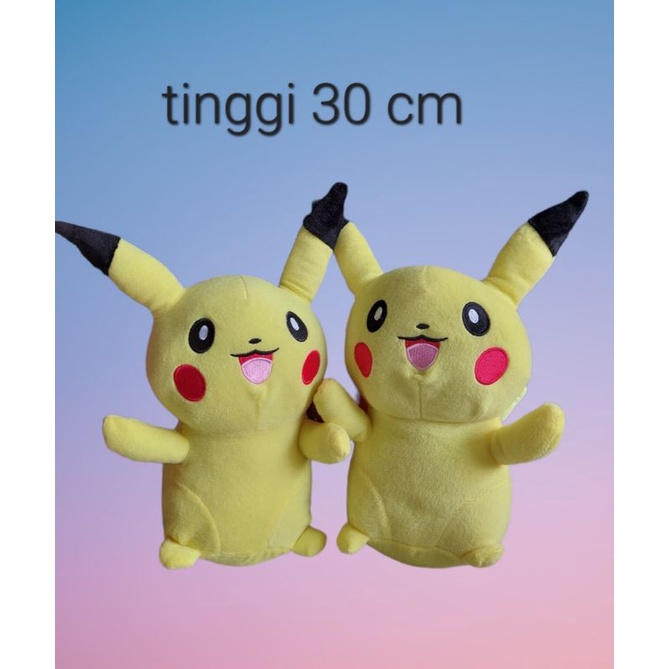 Boneka lucu  POKEMON PIKACHU.....(( tinggi 30 cm ))