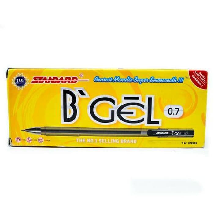 

Pen B gel 0.7 mm hitam very smooth