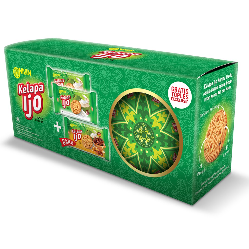 

PROMO NISSIN KELAPA IJO 3 PACK X 280GR + TOPLES TERMURAH