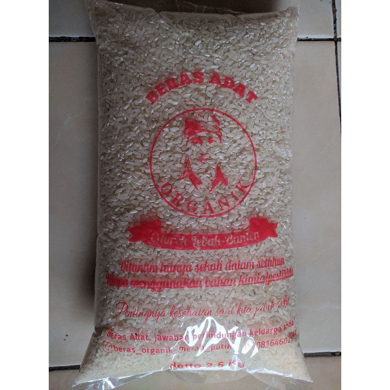 

Beras Putih Organik 2,5 kg