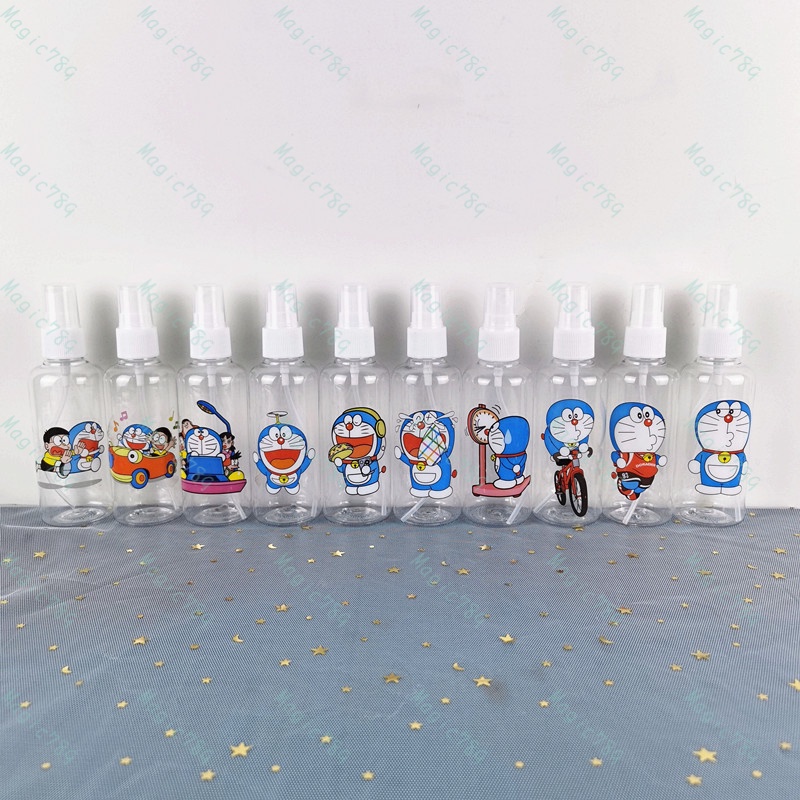 Magic789 100ML Portable Kitty Doraemon Spray Bottle Cartoon XO Rabbit Travel Size Bottles for Cosmetic