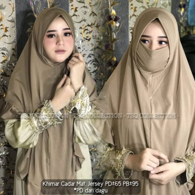 Jilbab Jumbo KHIMAR CADAR REMPEL KHIMAR JUMBO CADAR KHIMAR MASKER HIJAB CADAR JERSEY KHIMAR CADAR