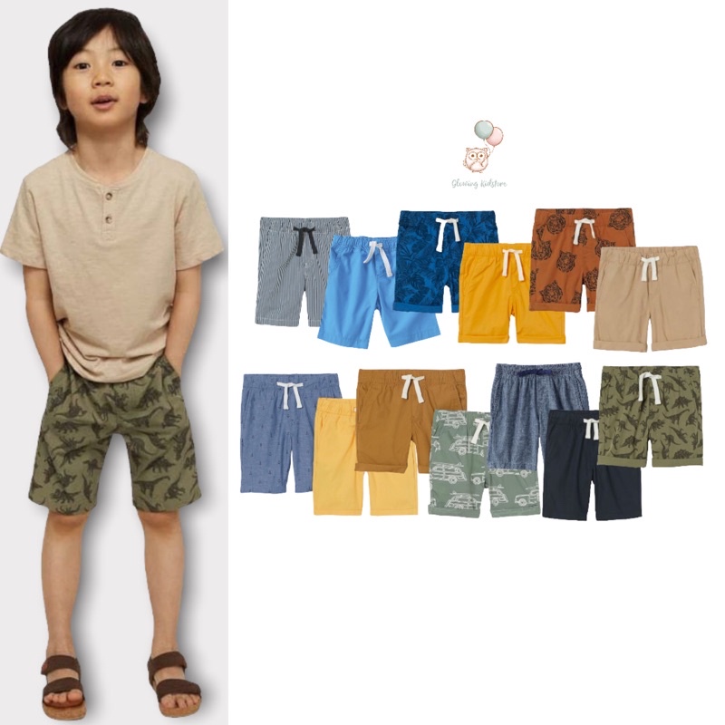 Hm Wondernation Celana Pendek Chinos Anak Laki-Laki 1-14 tahun
