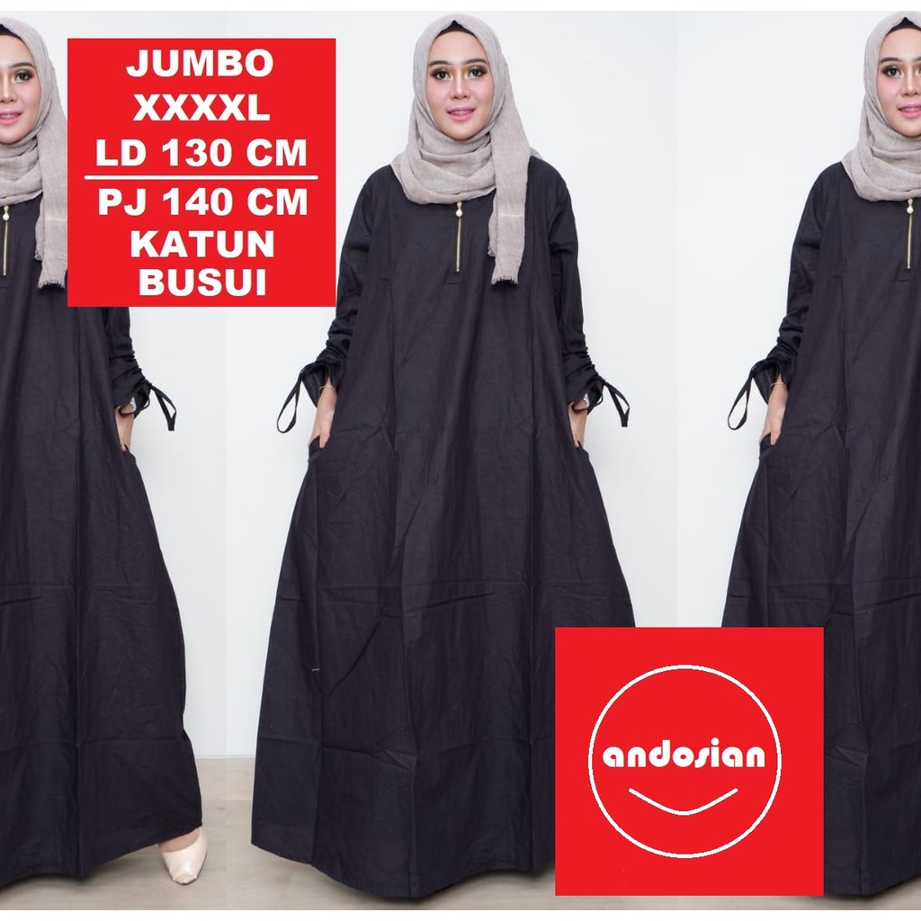 Download 43 Koleksi Gambar Gamis Hitam Polos Terbaru Gratis