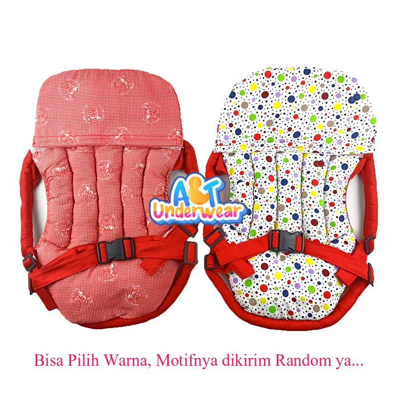 AT136-Gendongan Bayi depan Motif boneka