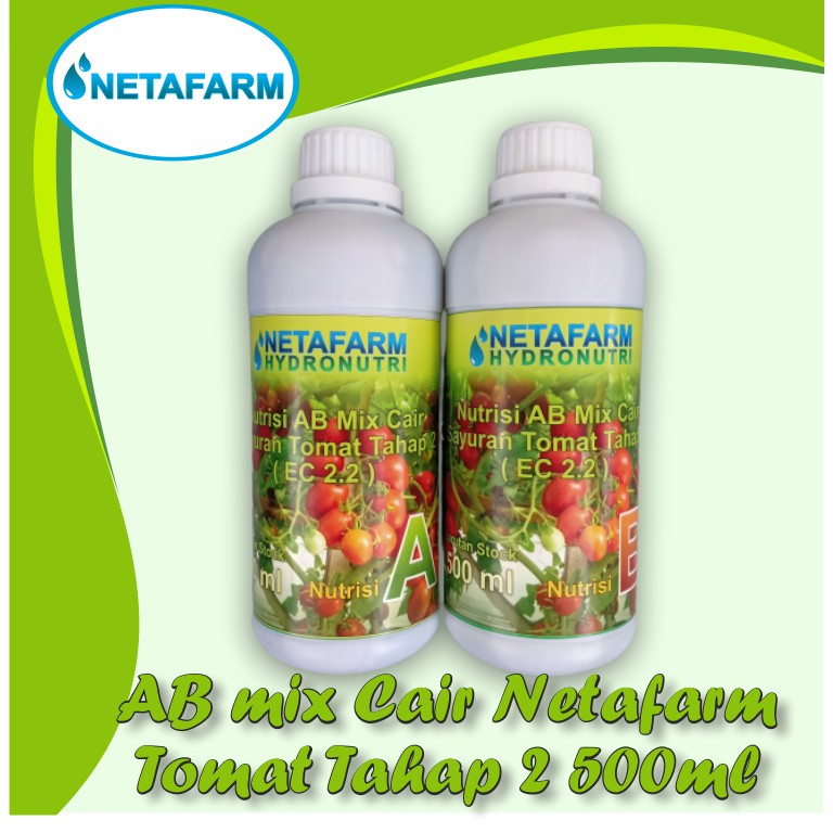 AB Mix Cair NETAFARM - TOMAT Tahap 2 500ml ( stock A dan stock B )