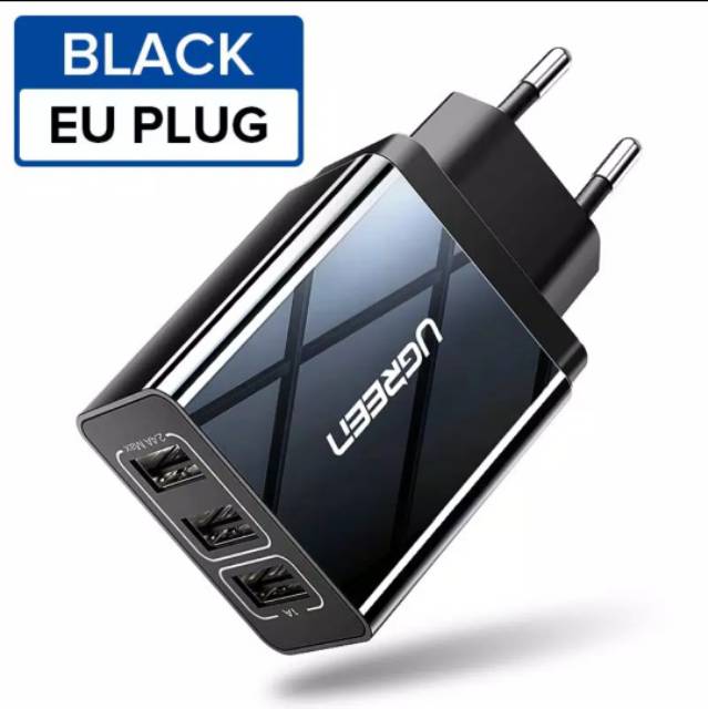 Ugreen Charger 3 ports 5v 3.1 A Travel Charger Ugreen 3.1A Original