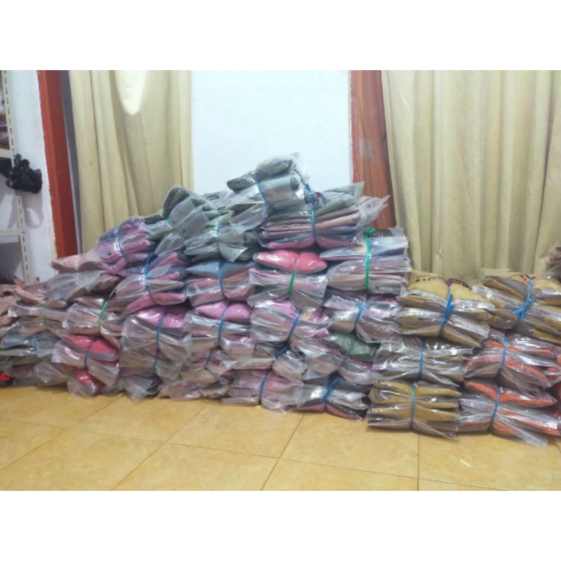 GAMIS CERUTY BABYDOLL POLKADOT / Ceruty babydoll / Ceruty full furing / athata gamis