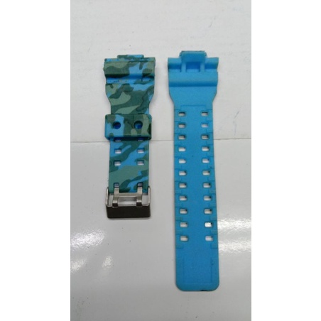 Strap Tali Jam tangan Rubber Tali G shock GA100 Tali G shock loreng army Tali Digitec loreng
