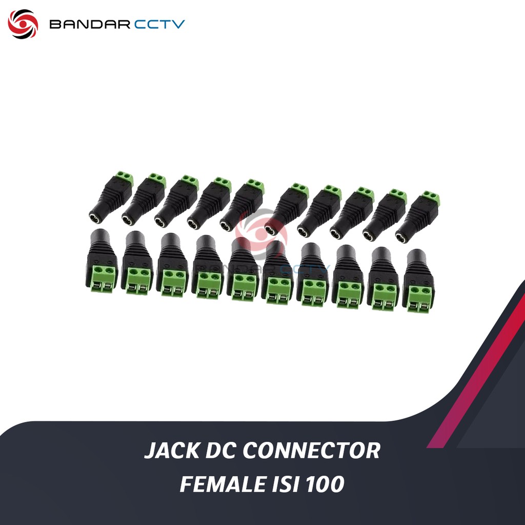 JACK DC CONNECTOR FEMALE ISI 100 BIJI PER PACK