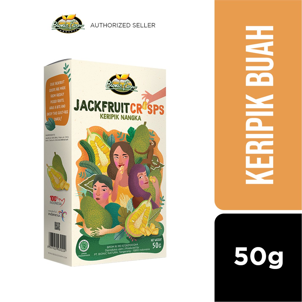 

Bionic Farm Keripik Nangka 50g