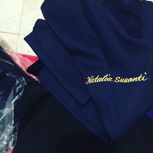 BORDIR BAJU  OK  BAJU  DINAS  DOKTER PERAWAT BIDAN Shopee 