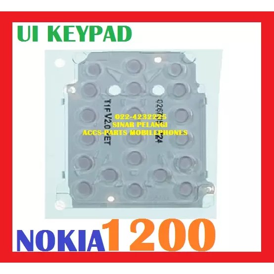 

UI BOARD KEYPAD NOKIA 1200 FLEXI FLEKSI FLEXIBEL PAPAN LOGIC 701199