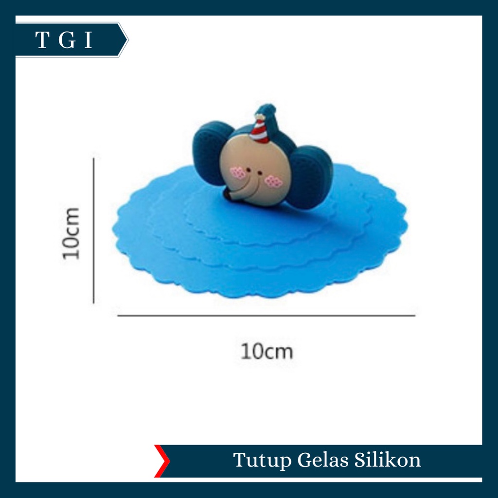 TGI - TUTUP GELAS SILICONE | TUTUPAN GELAS SILIKON KARET | TUTUP GELAS SERBAGUNA KEDAP UDARA