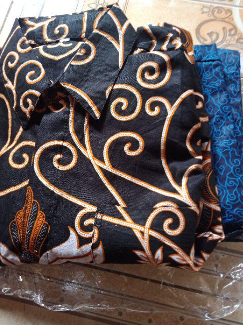 Kemeja Batik Pria Lengan Panjang Motif Megamendung Series Warna M L Xl Katun Halus