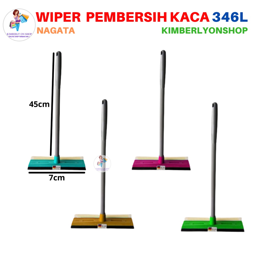 Wiper Pembersih Kaca Karet Dan Spons 346L Nagata