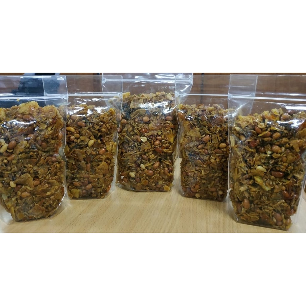 

Kriuk Tempe, Kentang, Teri & Kacang