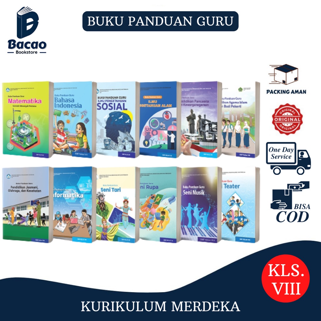 Jual Buku Panduan Guru Untuk SMP MTS KELAS 8 KURIKULUM MERDEKA ...