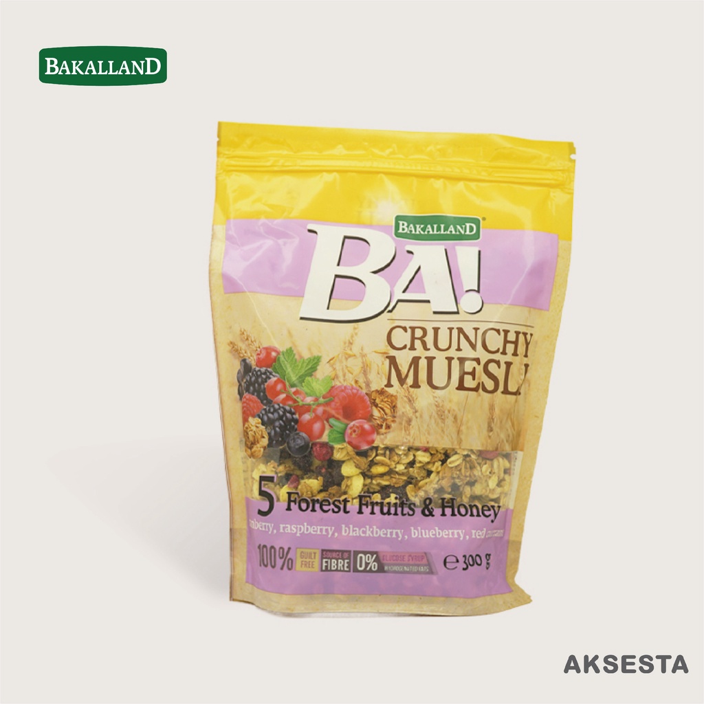 

Bakaland BA Crunchy Muesli 5 Forest Fruits 300 gr